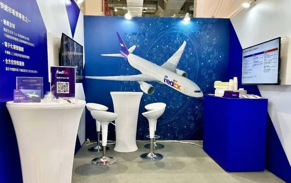 ▲聯邦快遞首度亮相2025國際半導體展。（圖／業者提供）
