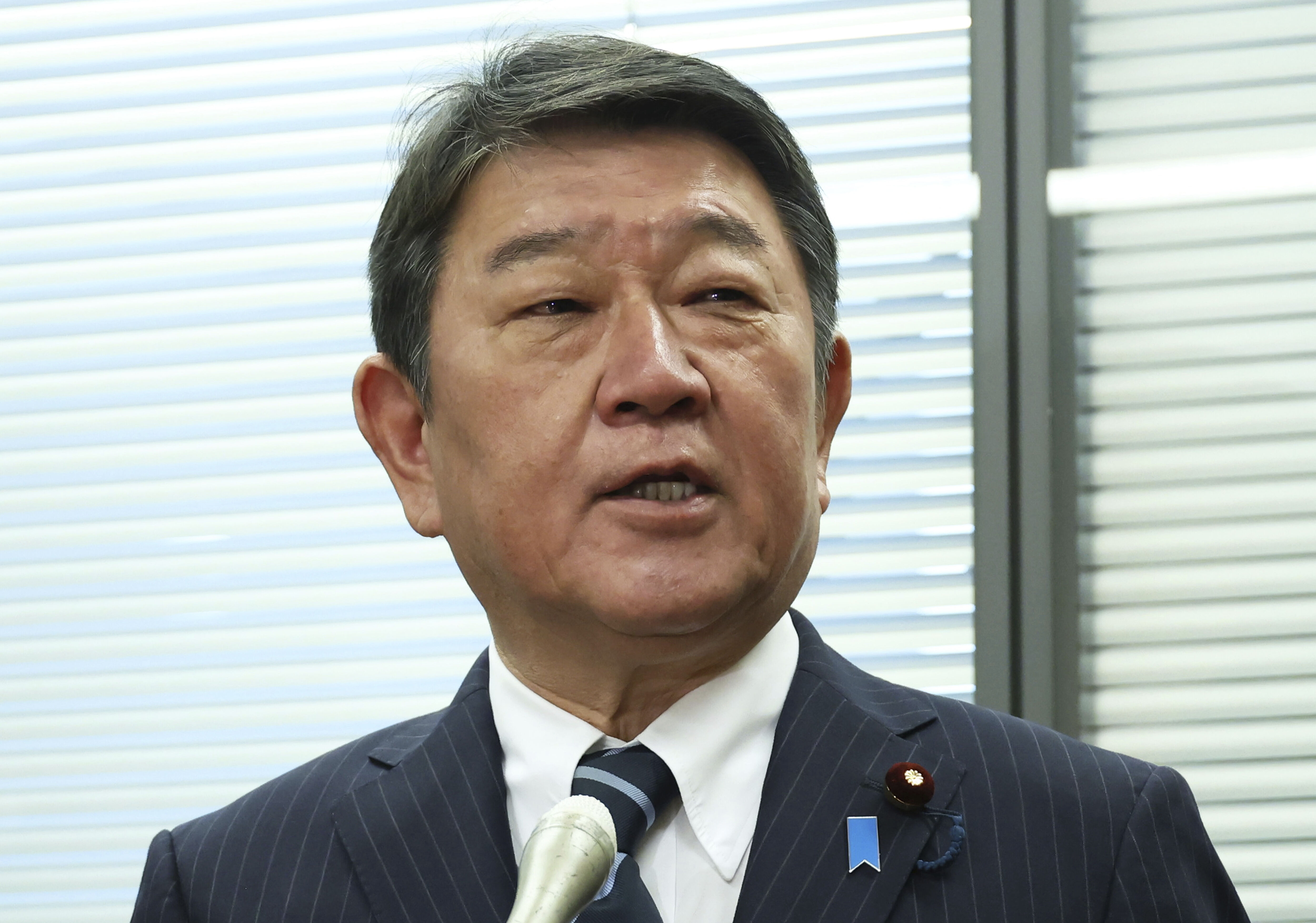 ▲▼自民黨前幹事長茂木敏充決定再度投入參選自民黨總裁。（圖／達志影像／美聯社）