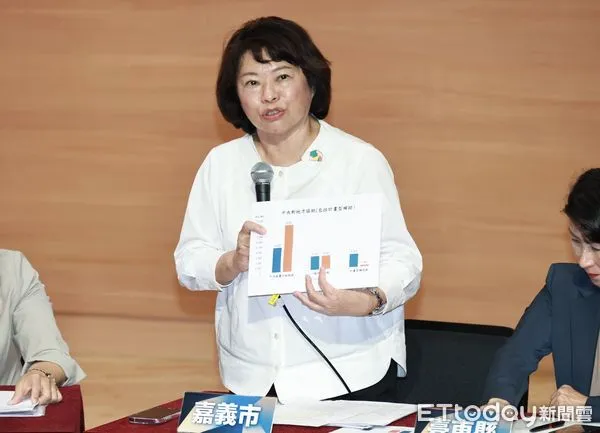 ▲▼ 財劃法大出包　【十五縣市站出來！捍衛地方補助】記者會 -嘉義市長黃敏惠  。（圖／記者黃克翔攝）