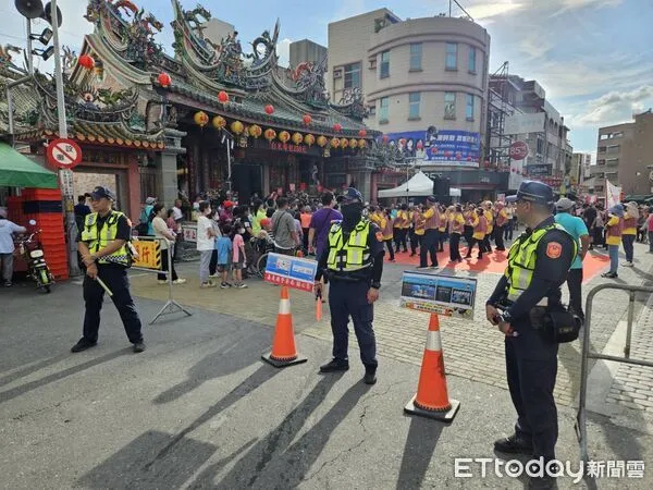 ▲▼   2025大士爺祭祀大典活動期間警方交通疏導措施 。（圖／民雄分局提供）