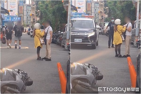 ▲▼相差19歲！高雄火爆女「怒揪男友衣領」街頭拉扯　警通知家防中心。（圖／threads網友授權提供）