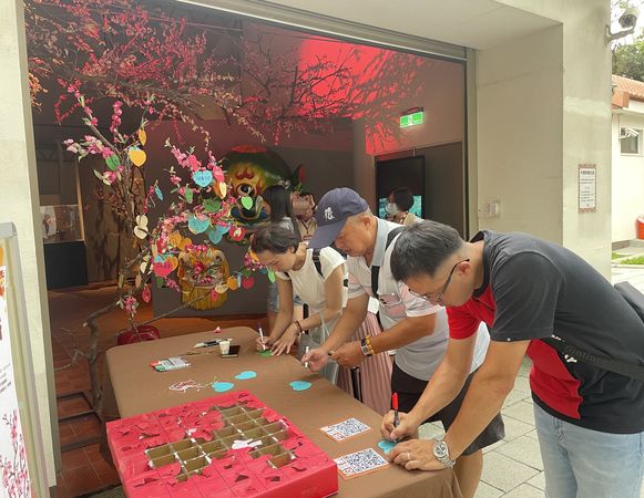 ▲大湳森林公園內的八塊厝民俗藝術村，今年首度和兒童玩具圖書館攜手，於9月13日、14日推出「聯合市集」。（圖／桃園市文化局提供）