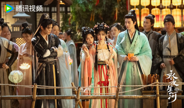 ▲▼《永夜星河》女星點讚虞書欣爭議影片火速道歉。（圖／翻攝自微博／永夜星河官微）