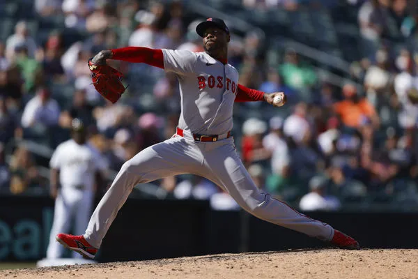 ▲紅襪終結者查普曼（Aroldis Chapman）。（圖／達志影像／美聯社）