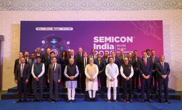 ▲Semicon India！印度力拚半導體自主化　7.6兆盧比打造全球新供應鏈樞紐。（圖／翻攝自X／莫迪）