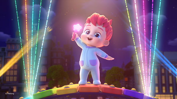 ▲《碰碰狐和貝貝彬歡唱電影：奇幻世界大冒險》碰碰狐將與貝貝彬，展開一場尋找鯊魚寶寶的冒險旅程。（圖／甲上提供）