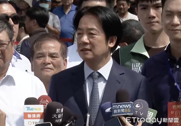 ▲▼總統賴清德於義民節祭祀大典會前談話。（圖／記者陶本和攝）