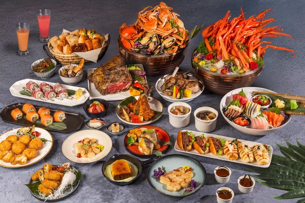 ▲▼礁溪長榮鳳凰酒店週末限定奢華早午餐。（圖／業者提供）