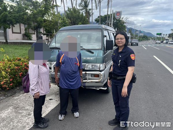 ▲台東東河老夫妻找友人迷路，警方伸援手。（圖／記者楊晨東翻攝）