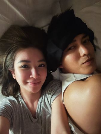 ▲▼許維恩 王家梁。（圖／翻攝自Instagram／sharon701111）