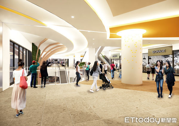 ▲MITSUI OUTLET PARK台南二期將於2026年春天竣工，新增約50家店舖，全館規模達240家。（記者林東良翻攝，下同）