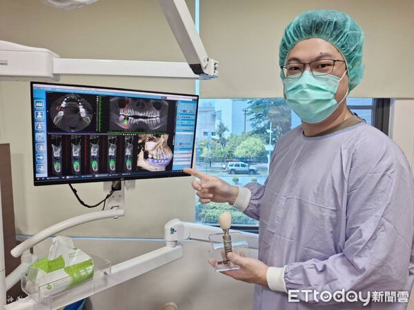 ▲▼  嘉基數位導航精準植牙打造幸福好口福 。（圖／嘉義基督教醫院提供）