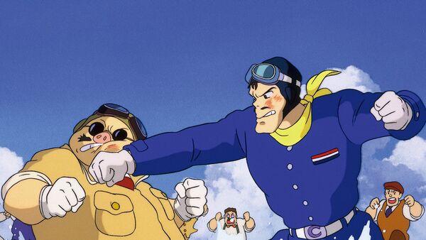 ▲▼ 吉卜力迷必收藏！《紅豬》加碼特典　橫幅海報開跑畫面震撼 。（圖／甲上娛樂提供）