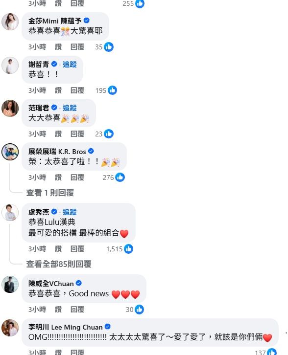 ▲陳漢典LuLu結婚消息震驚演藝圈。（圖／翻攝自LuLu臉書、IG）
