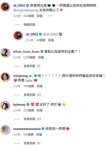 ▲陳漢典LuLu結婚消息震驚演藝圈。（圖／翻攝自LuLu臉書、IG）