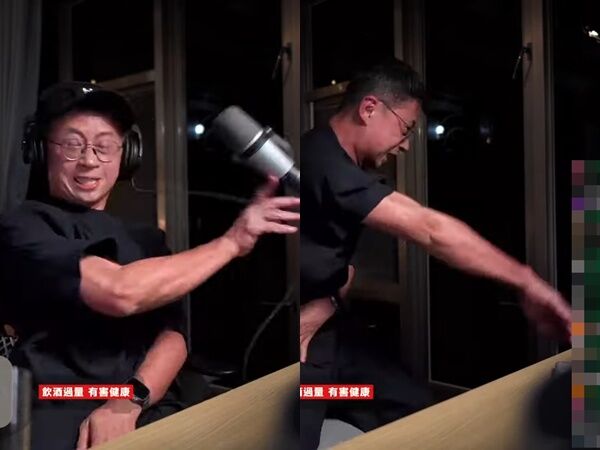 ▲▼呱吉譴責「四叉貓肉搜行為」青鳥嗆看清了　他暴怒砸耳機、麥克風。（圖／翻攝呱吉YouTube）