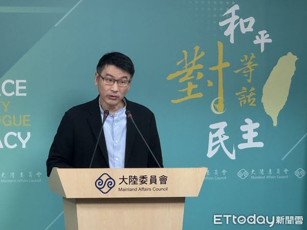 ▲陸委會副主委兼發言人梁文傑。（圖／記者魏有德攝）