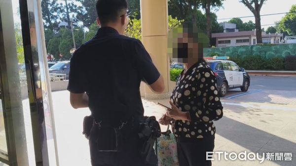 ▲ 馬姓婦人今日下午前往警局配合了解案情            。（圖／記者林名揚翻攝）