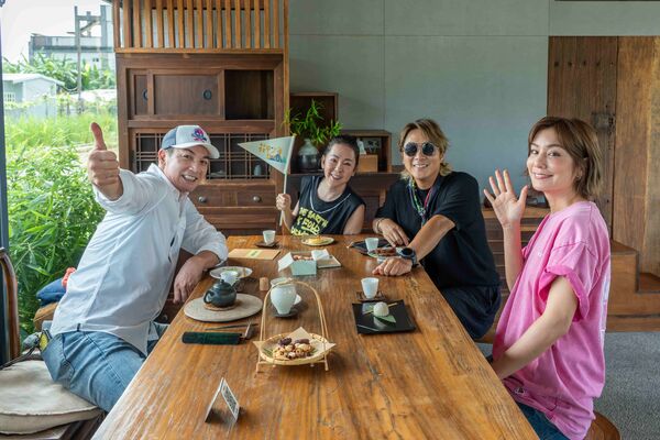 ▲▼伊正、況明潔，攜手少年藝人王仁甫、莎莎，一同探索宜蘭之美。（圖／東森綜合台提供）