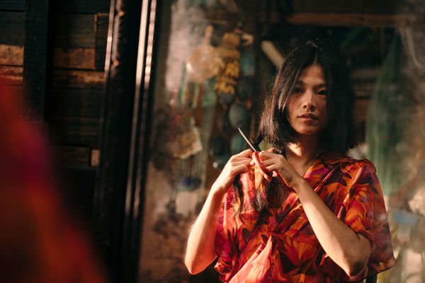 ▲柯泯薰與潘綱大在《河鰻》把身體與情感的邊界赤裸掰開。（圖／底噪影像提供）