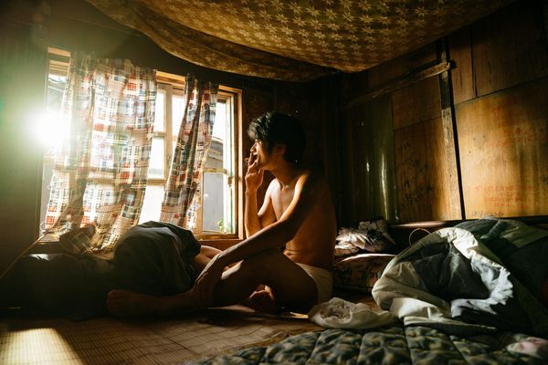 ▲柯泯薰與潘綱大在《河鰻》把身體與情感的邊界赤裸掰開。（圖／底噪影像提供）