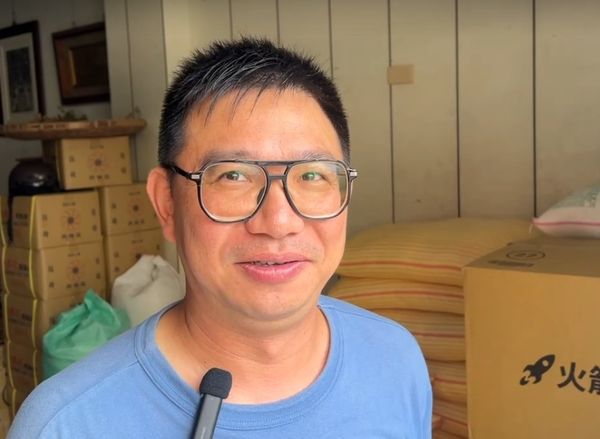 ▲陳漢典表哥及姑姑。（圖／記者唐詠絮翻攝）