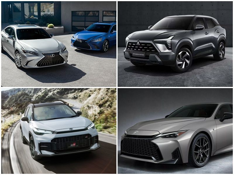 ▲TOYOTA神車休旅、房車再出招！預計10月推改款；國產三菱Xforce暖身流出重點配備；新年式LEXUS ES開賣。（圖／翻攝自各車廠）