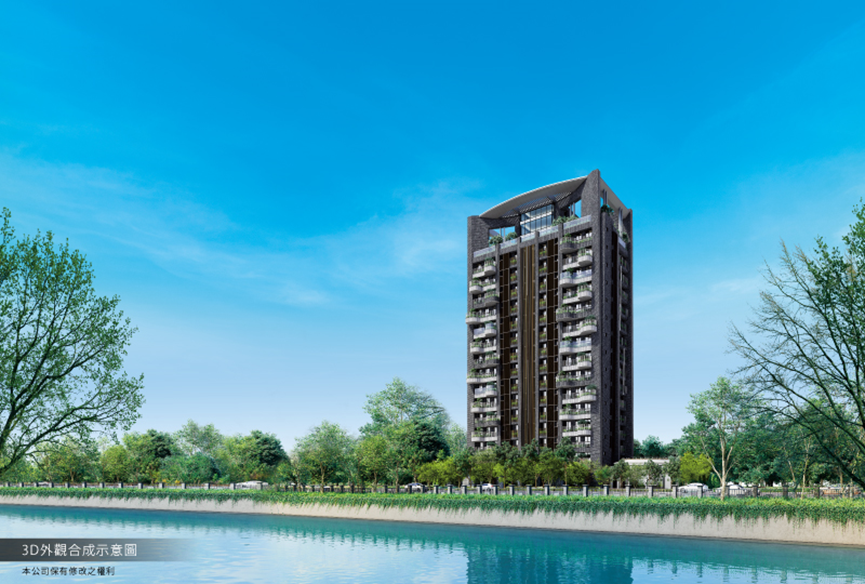 ▲▼台中,13期,惠宇大沁,水岸,綠帶,房產。（圖／業者提供）