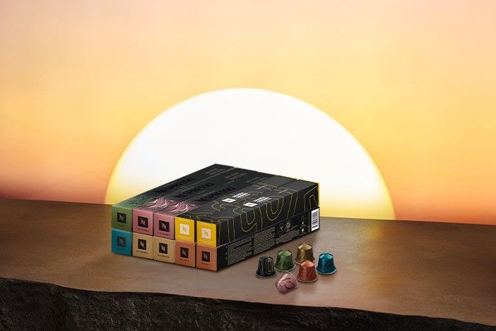 ▲NespressoＸThe Weeknd推出非洲產區靈感的限量咖啡系列。（圖／品牌提供）