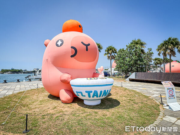 ▲▼台南卡比胖拉出沒。(圖/記者蔡玟君攝)