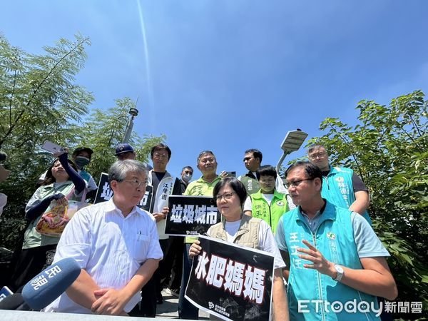 ▲大里垃圾山。（圖／台中市議會民進黨團提供）
