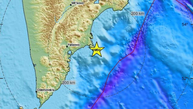 ▲▼俄羅斯堪察加半島外海地震。（圖／emsc-csem）