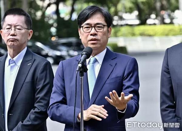 ▲▼ 高雄市長陳其邁前往行政院討論新版《財劃法》解方 。（圖／記者李毓康攝）