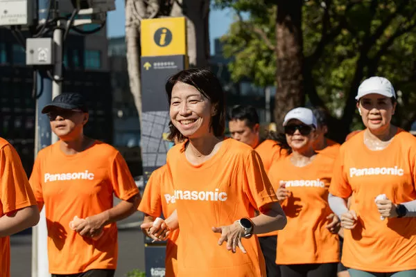 ▲日本奧運名將吉川美香來台，為Panasonic台北城市路跑暖身。（圖／Panasonic台北城市路跑提供）