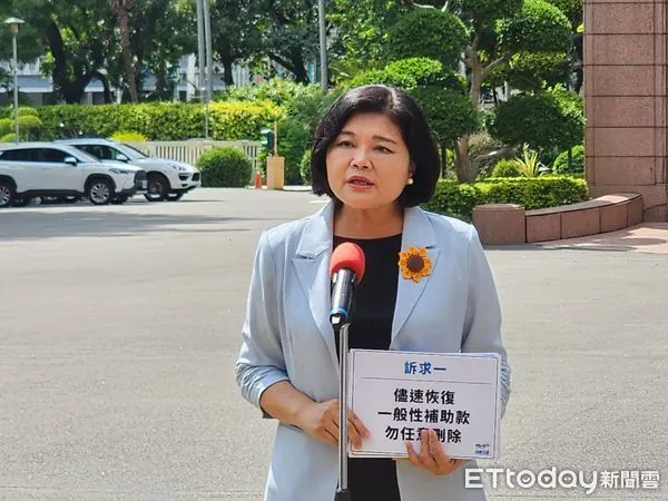 ▲▼雲林縣長張麗善赴行政院談財劃法爭議。（圖／記者陳家祥攝）