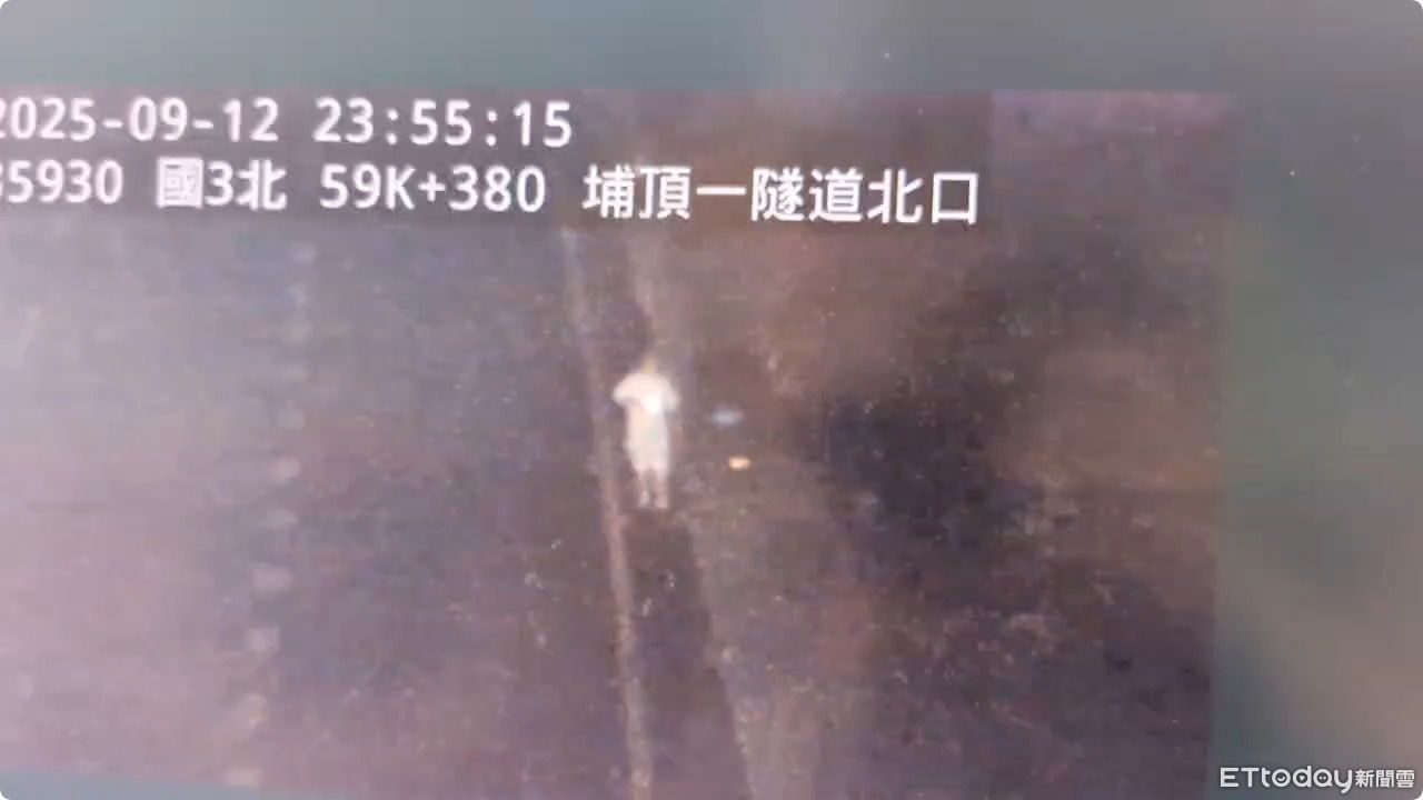 國道3號深夜自撞全毀！　「落跑駕駛」影像公布