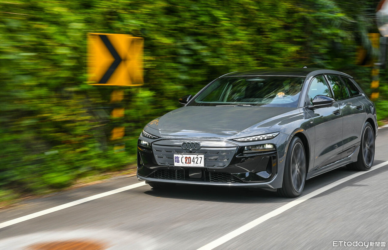 ▲Audi A6 e-tron不僅刷先同級最低風阻係數，更具備優秀續航與實用大空間。 （圖／記者徐煜展攝）