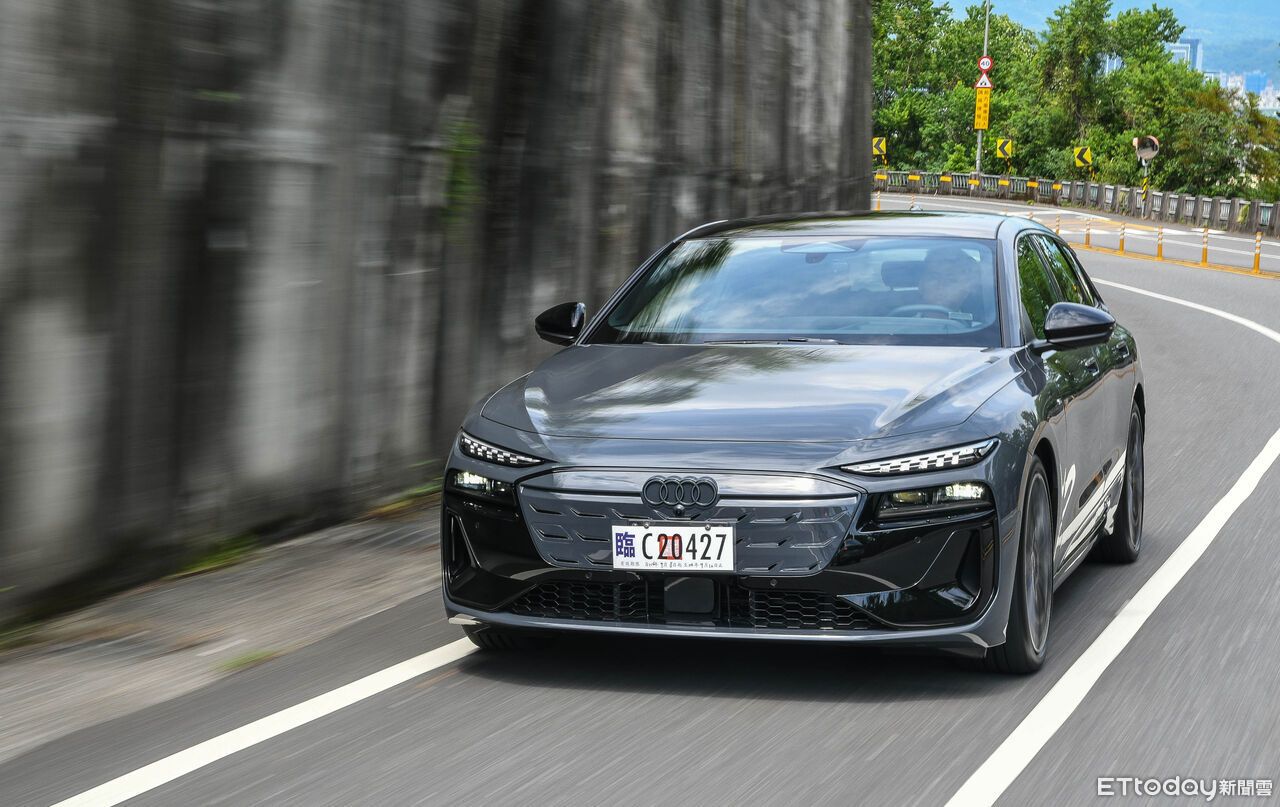 ▲Audi A6 e-tron不僅刷先同級最低風阻係數，更具備優秀續航與實用大空間。 （圖／記者徐煜展攝）