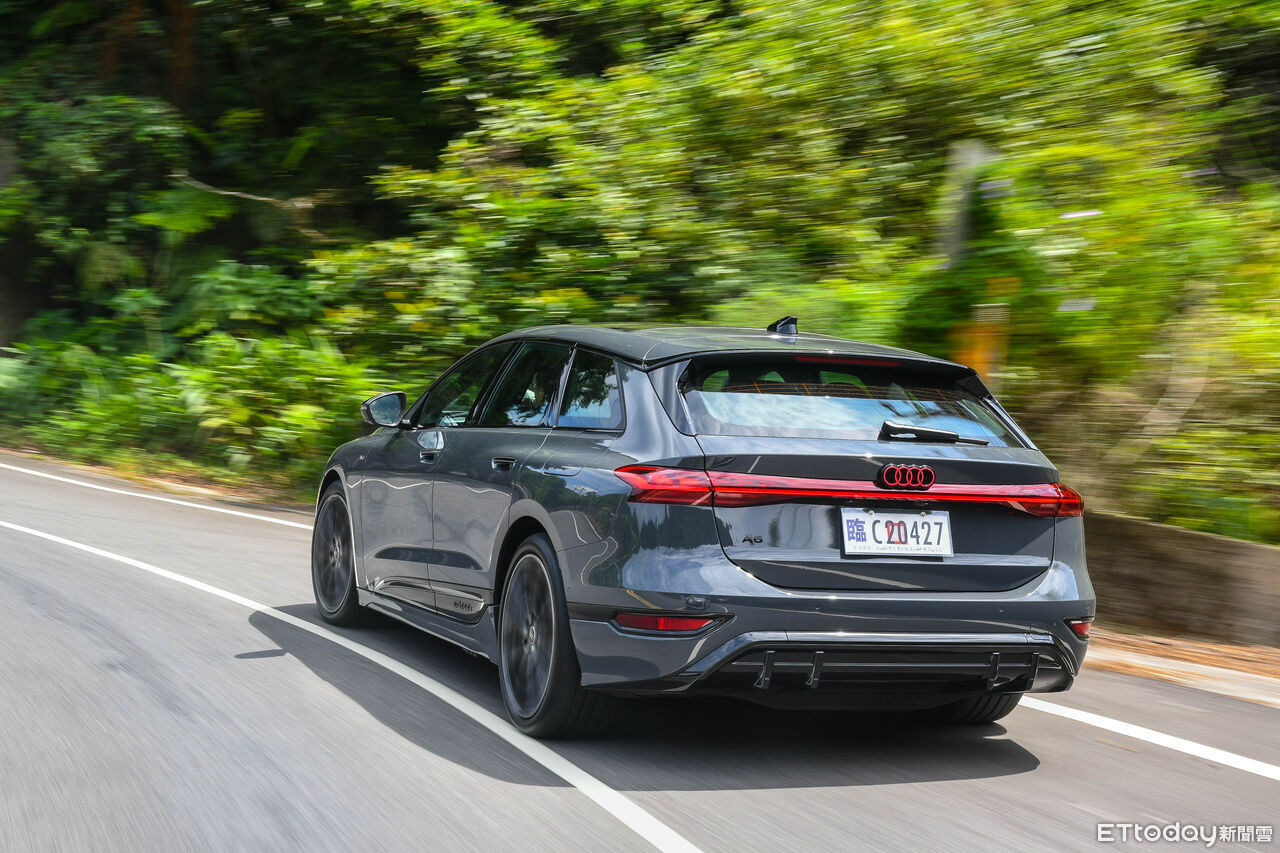 ▲Audi A6 e-tron不僅刷先同級最低風阻係數，更具備優秀續航與實用大空間。 （圖／記者徐煜展攝）