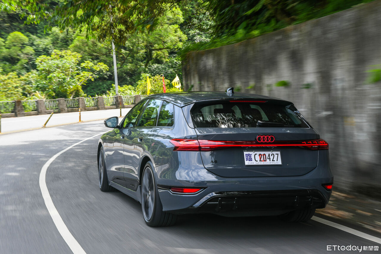 ▲Audi A6 e-tron不僅刷先同級最低風阻係數，更具備優秀續航與實用大空間。 （圖／記者徐煜展攝）