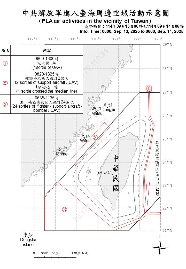 ▲▼共機動態。（圖／國防部提供）