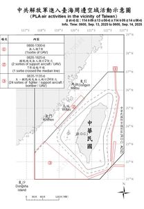 解放軍41機艦出海「四面環台」　國防部任務機監控