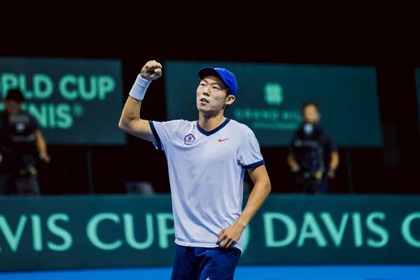 ▲台維斯盃曾俊欣、吳東霖、盧彥勳。（圖／網球協會提供）