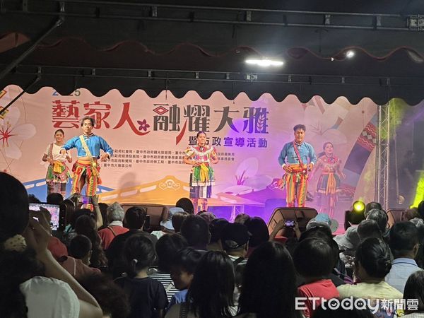 ▲提前迎中秋！大雅「藝家人」活動千人熱情參與。（圖／大雅區公所提供）