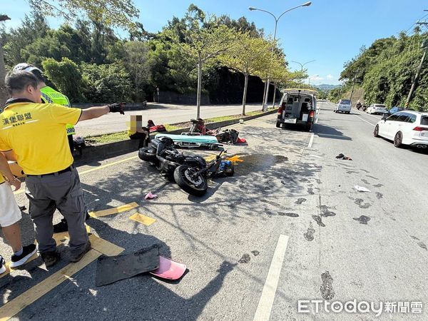 苗栗死亡車禍。（圖／記者楊永盛翻攝）