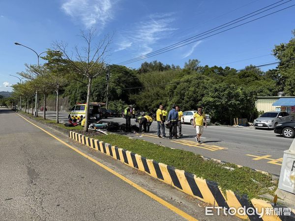 苗栗死亡車禍。（圖／記者楊永盛翻攝）