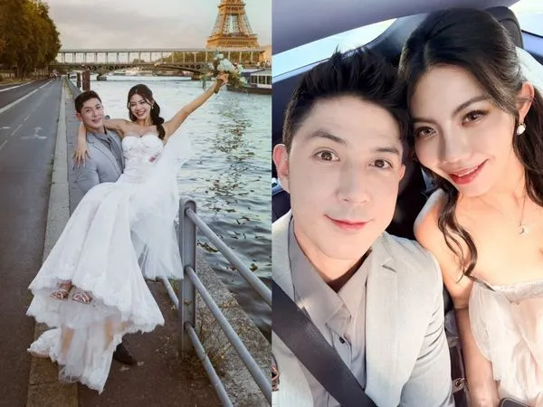 ▲▼田舞陽結婚了。（圖／翻攝自Facebook／舞陽 - Uyan Tien）