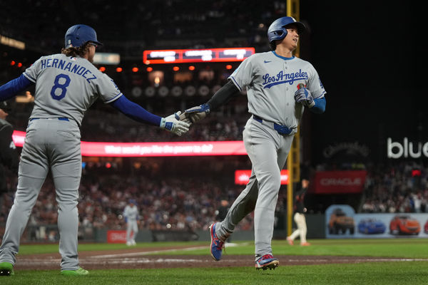 ▲大谷翔平開轟道奇13比7逆轉勝巨人　分區封王魔術數字降至「11」。（圖／達志影像／美聯社）