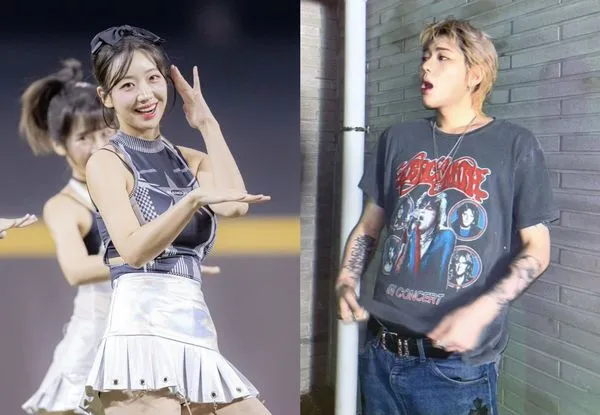 ▲禹洙漢見到偶像ZICO太緊張。（圖／樂天桃猿提供、翻攝自ZICO IG）