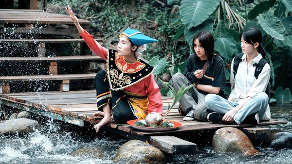 ▲張吉安赴台南台灣文學館出席新片《搖籃凡世》映後講座。（圖／海鵬影業提供）